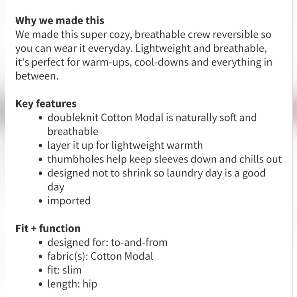🍋Lululemon Open Your Heart Long Sleeve II - Picture 5 of 5